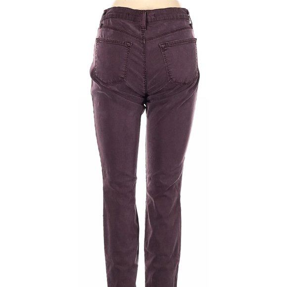 J Brand Jeans Purple Skinny Leg Low Rise Waist Size 26 #478 - Picture 3 of 4